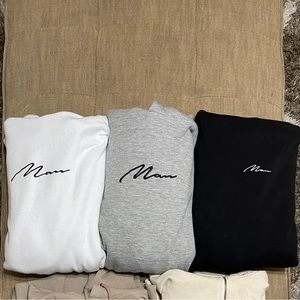 3 BooHooMAN Hoodies